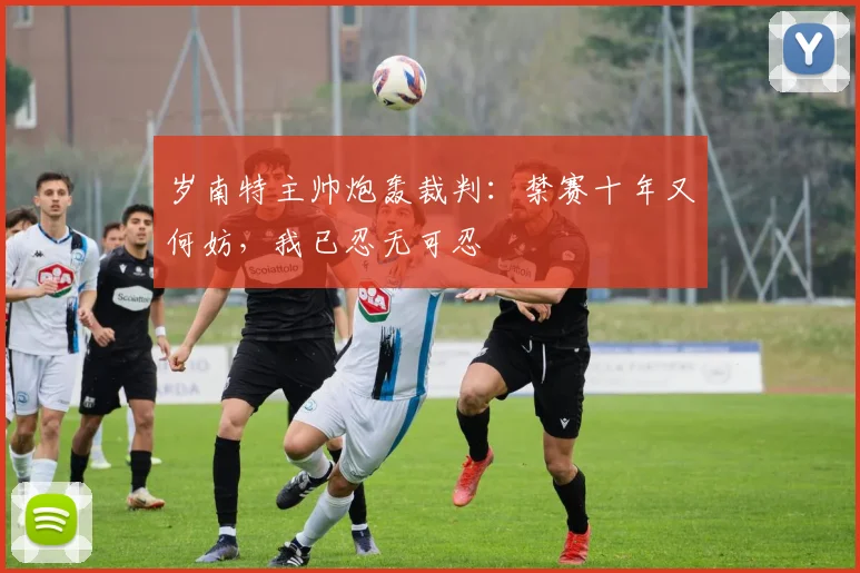 岁南特主帅炮轰裁判：禁赛十年又何妨，我已忍无可忍